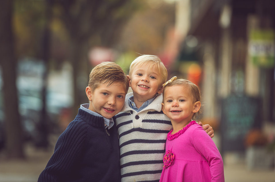 The Van Horns || Family Session || Downtown Glen Ellyn